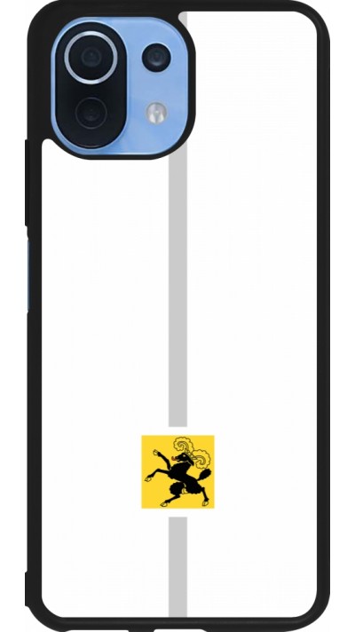 Xiaomi Mi 11 Lite 5G Case Hülle - Silikon schwarz Kanton SH weiss