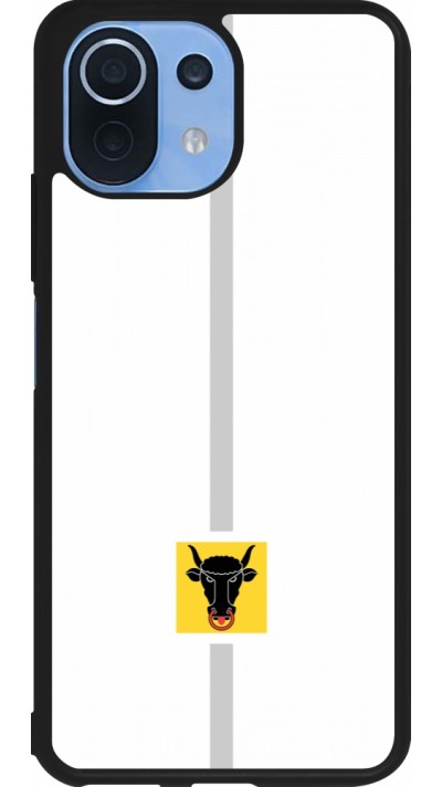 Xiaomi Mi 11 Lite 5G Case Hülle - Silikon schwarz Kanton UR weiss