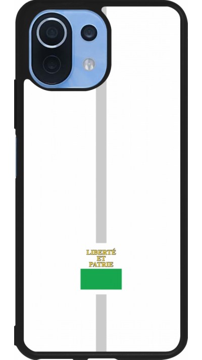 Xiaomi Mi 11 Lite 5G Case Hülle - Silikon schwarz Kanton VD weiss
