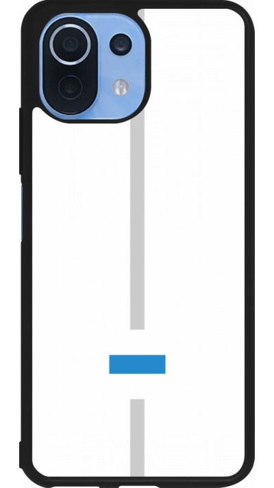 Xiaomi Mi 11 Lite 5G Case Hülle - Silikon schwarz Kanton ZG weiss