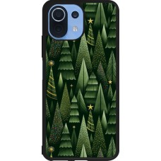 Xiaomi Mi 11 Lite 5G Case Hülle - Silikon schwarz Christmas 25 Pattern Xmas Tree
