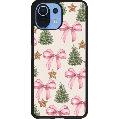 Xiaomi Mi 11 Lite 5G Case Hülle - Silikon schwarz Christmas 25 Vintage Ribbons