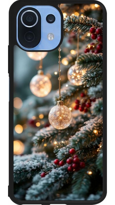 Coque Xiaomi Mi 11 Lite 5G - Silicone rigide noir Christmas 25 Xmas Decorated Tree
