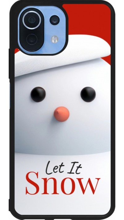 Coque Xiaomi Mi 11 Lite 5G - Silicone rigide noir Christmas 25 Xmas Snowman