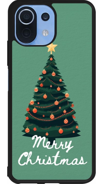 Coque Xiaomi Mi 11 Lite 5G - Silicone rigide noir Christmas 25 Xmas Tree