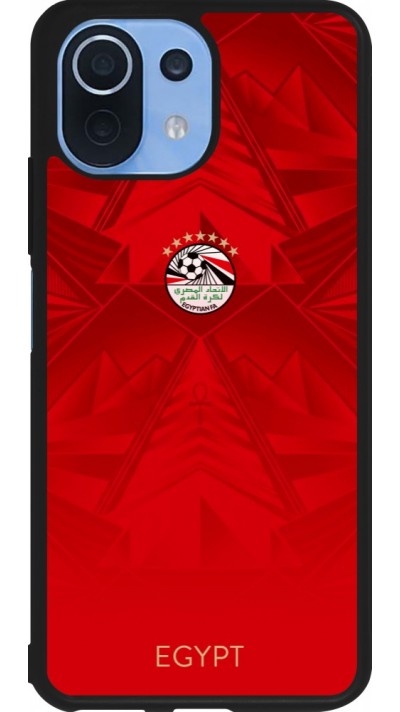 Coque Xiaomi Mi 11 Lite 5G - Silicone rigide noir Maillot de football E?gypte 2026 personnalisable