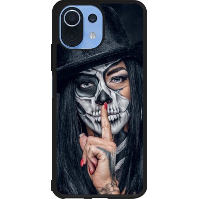 Xiaomi Mi 11 Lite 5G Case Hülle - Silikon schwarz Halloween 18 19