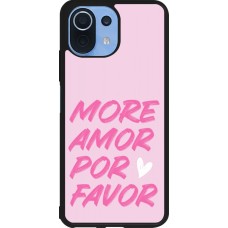 Coque Xiaomi Mi 11 Lite 5G - Silicone rigide noir More amor porfavor
