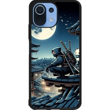 Xiaomi Mi 11 Lite 5G Case Hülle - Silikon schwarz Ninja unter dem Mond