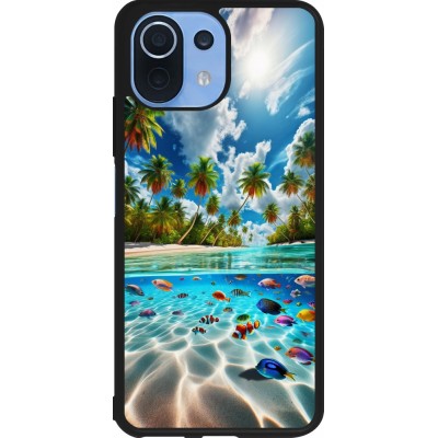 Xiaomi Mi 11 Lite 5G Case Hülle - Silikon schwarz Strandparadies