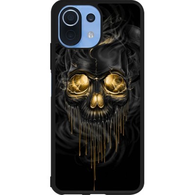 Xiaomi Mi 11 Lite 5G Case Hülle - Silikon schwarz Skull 02