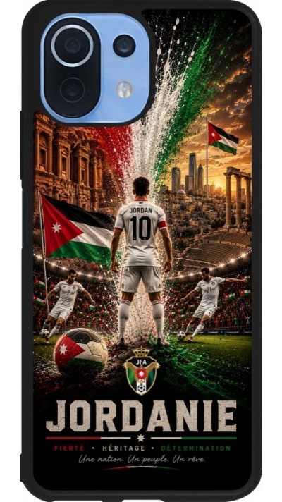 Coque Xiaomi Mi 11 Lite 5G - Silicone rigide noir Football Jordanie splash 2026