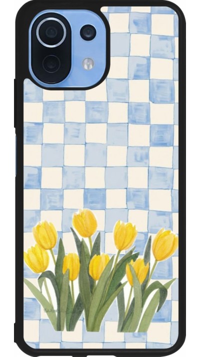 Xiaomi Mi 11 Lite 5G Case Hülle - Silikon schwarz Blue vichy tulips Spring 2026
