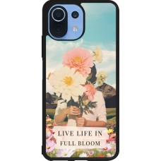 Xiaomi Mi 11 Lite 5G Case Hülle - Silikon schwarz Live life in full moon Spring 2026