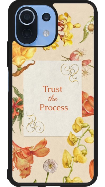 Xiaomi Mi 11 Lite 5G Case Hülle - Silikon schwarz Trust the process Spring 2026