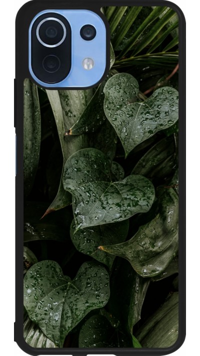 Xiaomi Mi 11 Lite 5G Case Hülle - Silikon schwarz Spring 23 fresh plants
