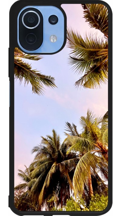 Coque Xiaomi Mi 11 Lite 5G - Silicone rigide noir Summer 2023 palm tree vibe Coque Xiaomi Mi 11 Lite 5G - Silicone rigide noir Summer 2023 palm tree vibe