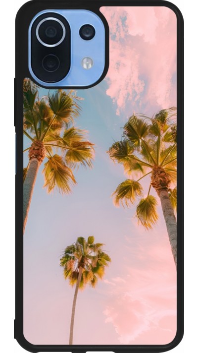 Xiaomi Mi 11 Lite 5G Case Hülle - Silikon schwarz Summer 2025 Palmiers