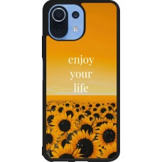 Xiaomi Mi 11 Lite 5G Case Hülle - Silikon schwarz Summer 2026 Enjoy your life