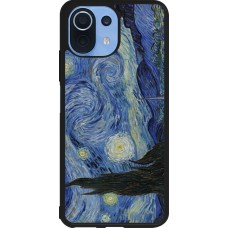Xiaomi Mi 11 Lite 5G Case Hülle - Silikon schwarz Kunstbild - Sternennacht - Van Gogh