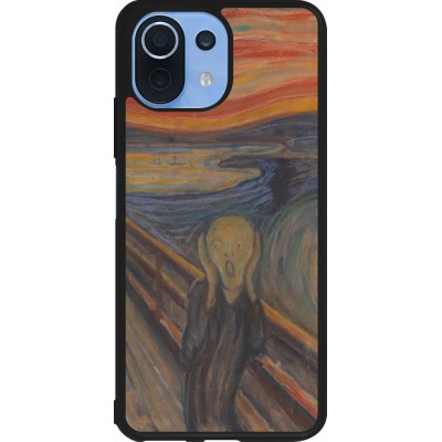 Xiaomi Mi 11 Lite 5G Case Hülle - Silikon schwarz Kunstbild - Der Schrei - Edvard Munch