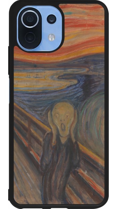 Xiaomi Mi 11 Lite 5G Case Hülle - Silikon schwarz Kunstbild - Der Schrei - Edvard Munch