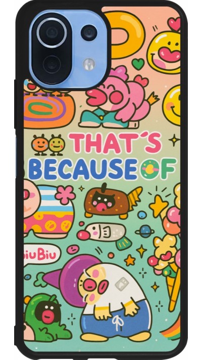 Xiaomi Mi 11 Lite 5G Case Hülle - Silikon schwarz Thats beacause of