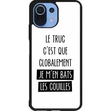 Xiaomi Mi 11 Lite 5G Case Hülle - Silikon schwarz Le truc globalement bats les couilles