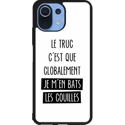 Xiaomi Mi 11 Lite 5G Case Hülle - Silikon schwarz Le truc globalement bats les couilles