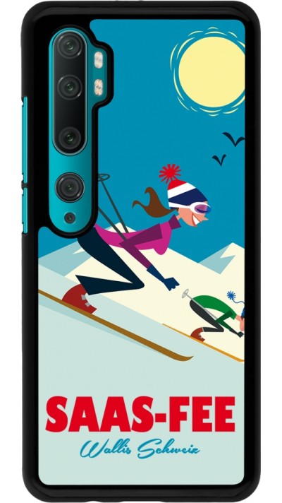Xiaomi Mi Note 10 / Note 10 Pro Case Hülle - Saas-Fee Ski Downhill