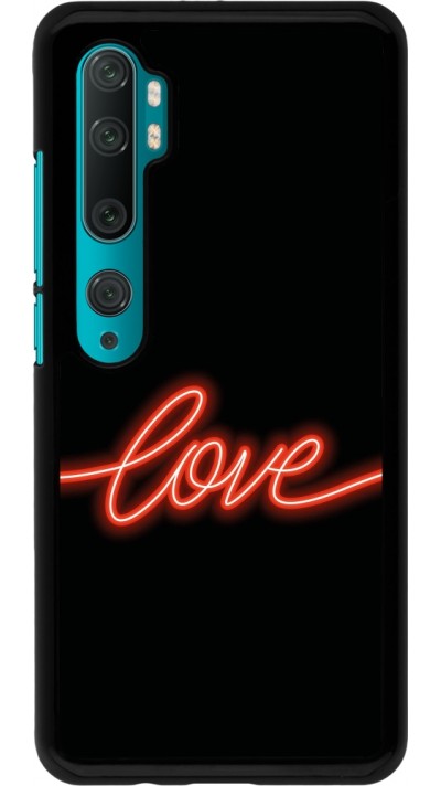 Xiaomi Mi Note 10 / Note 10 Pro Case Hülle - Valentine 2023 neon love