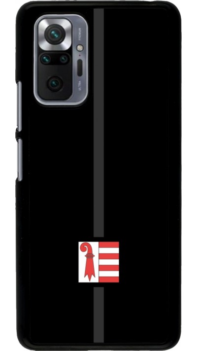 Xiaomi Redmi Note 10 Pro Case Hülle - Kanton JU schwarz