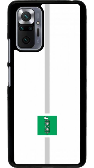 Xiaomi Redmi Note 10 Pro Case Hülle - Kanton SG weiss