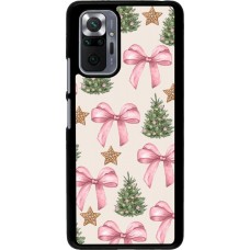 Xiaomi Redmi Note 10 Pro Case Hülle - Christmas 25 Vintage Ribbons