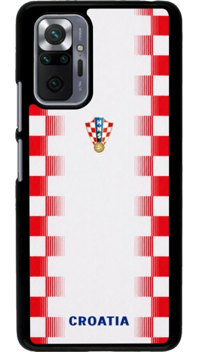 Coque Xiaomi Redmi Note 10 Pro - Maillot de football Croatie 2026 personnalisable
