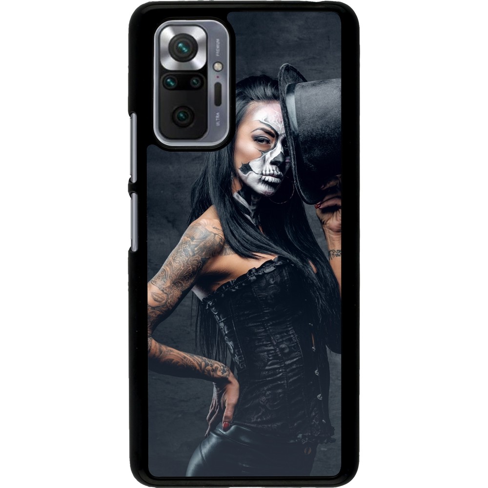 Xiaomi Redmi Note 10 Pro Case Hülle - Halloween 22 Tattooed Girl