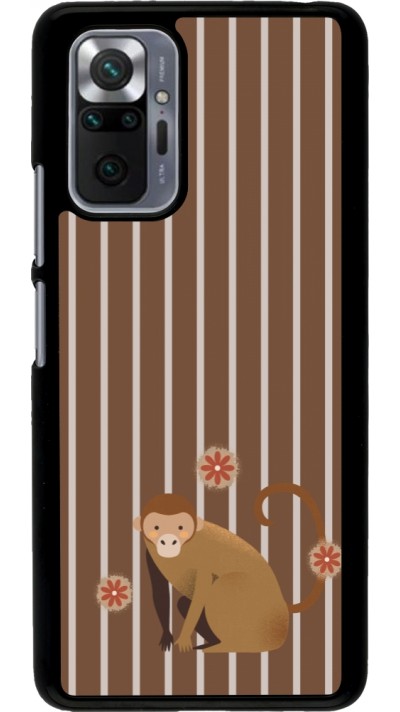 Xiaomi Redmi Note 10 Pro Case Hülle - Monkey with stripes