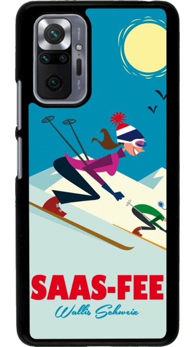 Xiaomi Redmi Note 10 Pro Case Hülle - Saas-Fee Ski Downhill