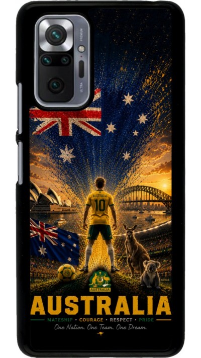 Coque Xiaomi Redmi Note 10 Pro - Football Australie splash 2026