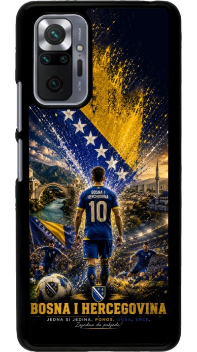Coque Xiaomi Redmi Note 10 Pro - Football Bosnie-Herzégovine splash 2026