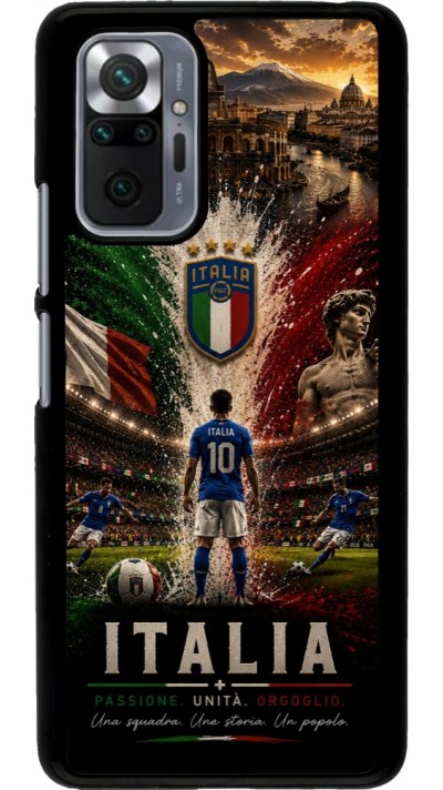 Coque Xiaomi Redmi Note 10 Pro - Football Italie splash 2026