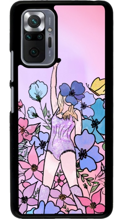 Xiaomi Redmi Note 10 Pro Case Hülle - Taylor Swift Sketch - Pink