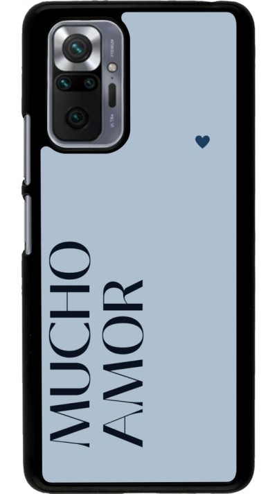 Xiaomi Redmi Note 10 Pro Case Hülle - Valentine 2024 mucho amor azul