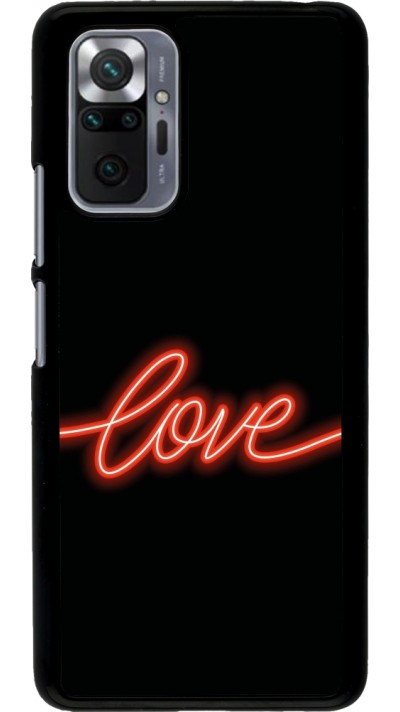 Xiaomi Redmi Note 10 Pro Case Hülle - Valentine 2023 neon love