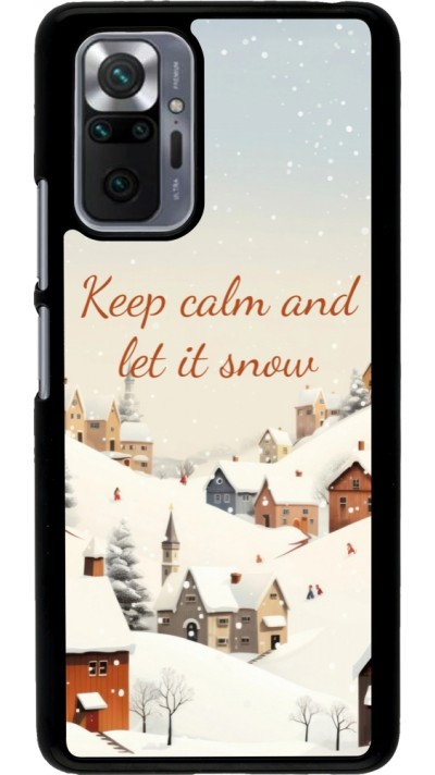 Xiaomi Redmi Note 10 Pro Case Hülle - Winter 25 Winter Keep calm and let it snow
