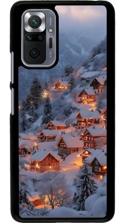 Coque Xiaomi Redmi Note 10 Pro - Winter 25 Winter snowy village
