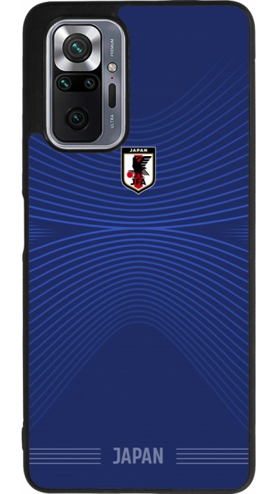 Xiaomi Redmi Note 10 Pro Max Case Hülle - Silikon schwarz Japan 2022 personalisierbares Fussballtrikot