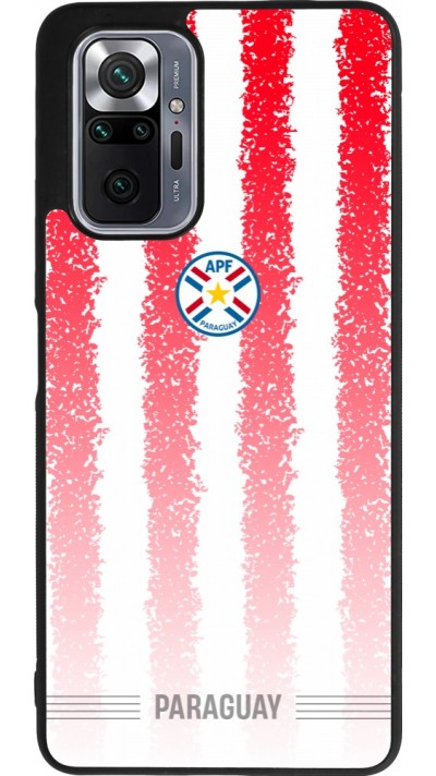 Coque Xiaomi Redmi Note 10 Pro Max - Silicone rigide noir Maillot de football Paraguay 2026 personnalisable