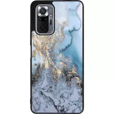 Coque Xiaomi Redmi Note 10 Pro Max - Silicone rigide noir Marble 04
