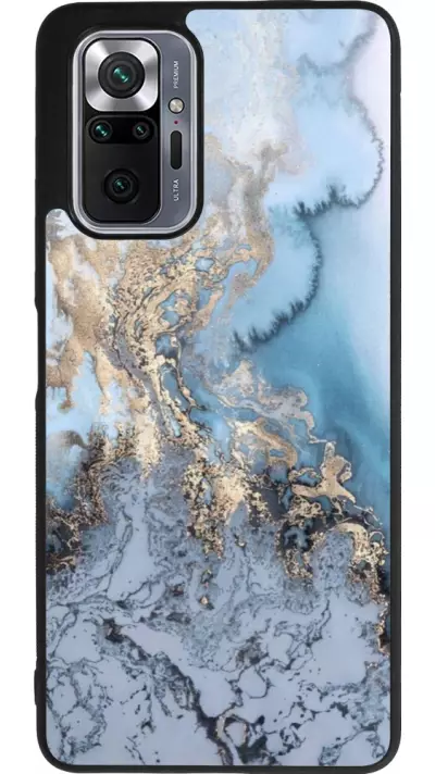 Coque Xiaomi Redmi Note 10 Pro Max - Silicone rigide noir Marble 04
